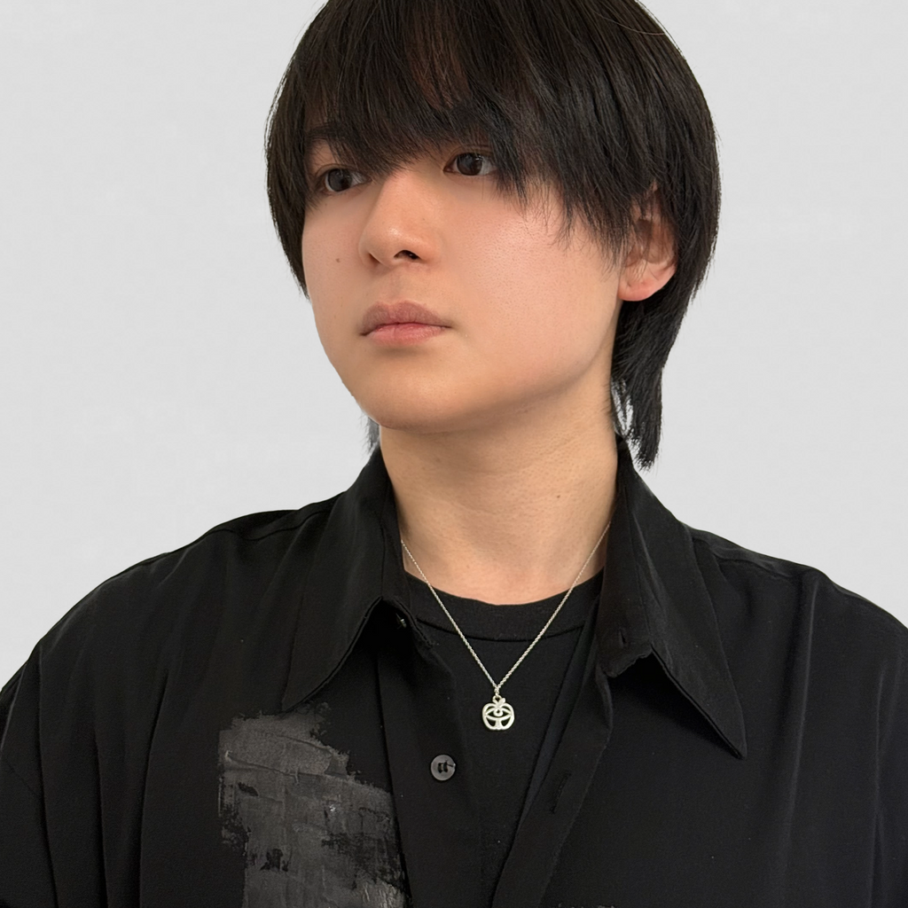 [受注生産] EYE NOSE Icon Pendant — 15mm — Silver 925